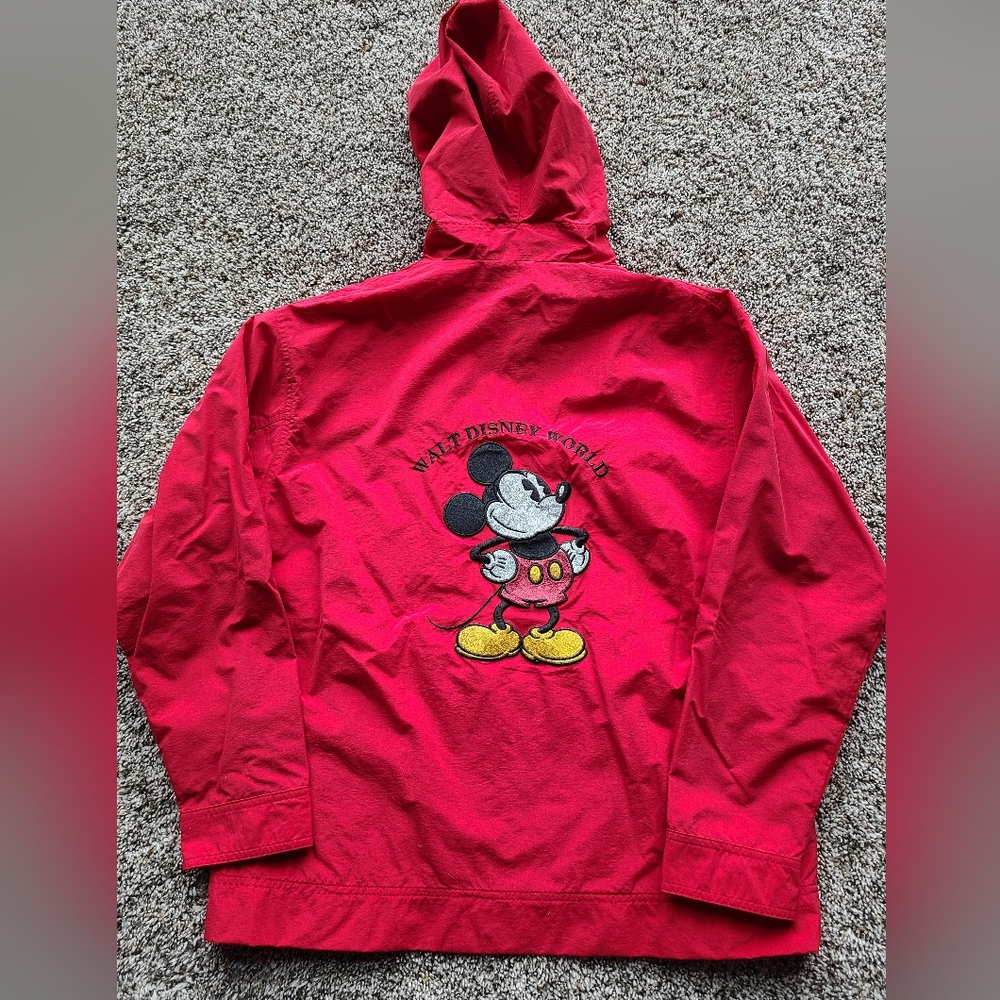 Walt Disney World RED lightweight jacket
